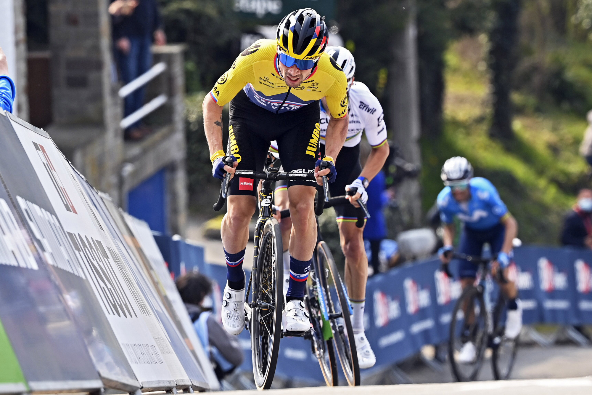 Primoz Roglic, one of the best riders of the edition.